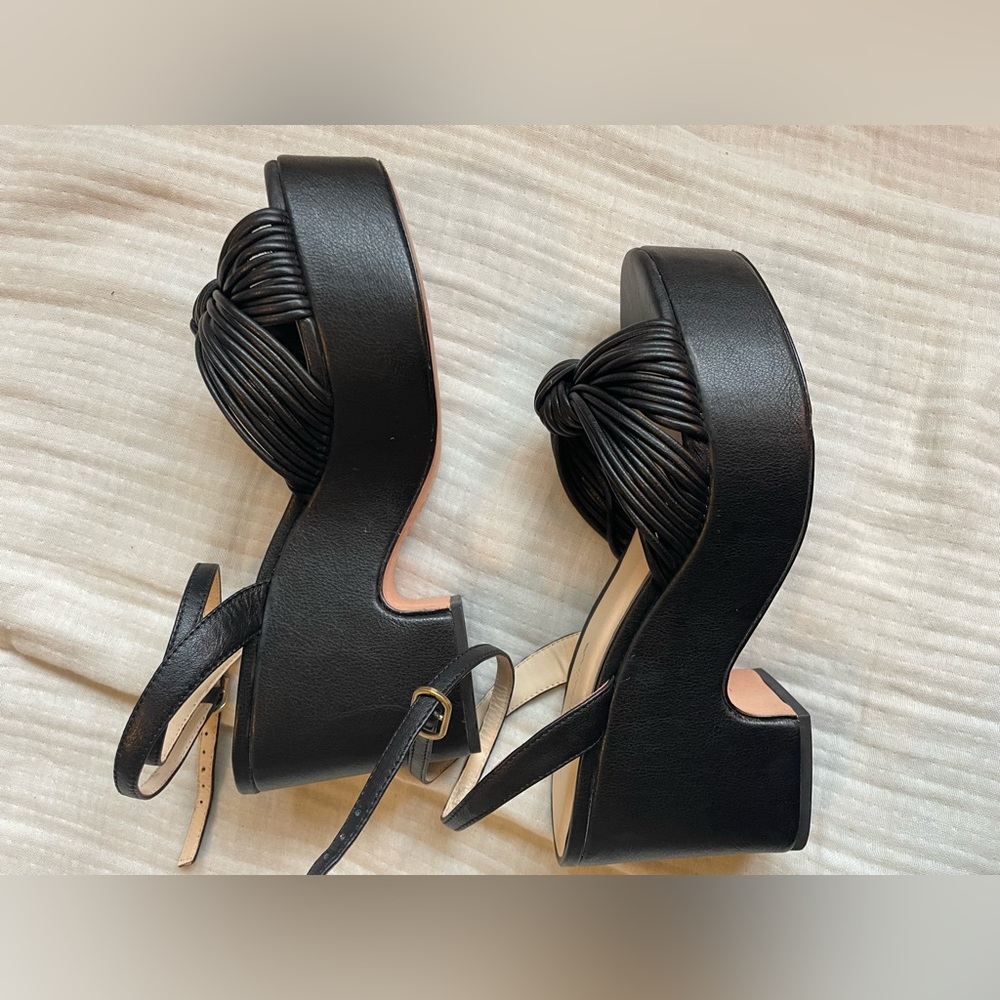 Black Platform Sandals - image 1